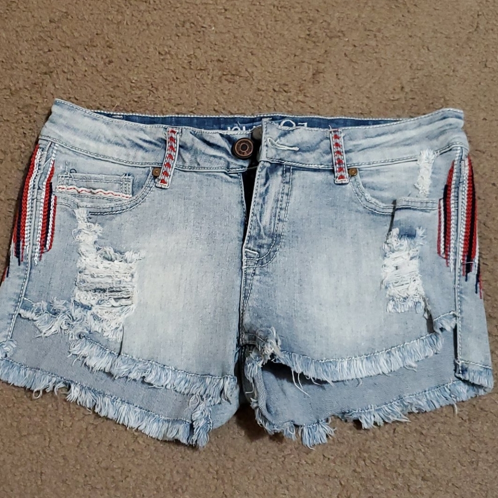 Rue 21 Shorts with Red and Blue Size 3